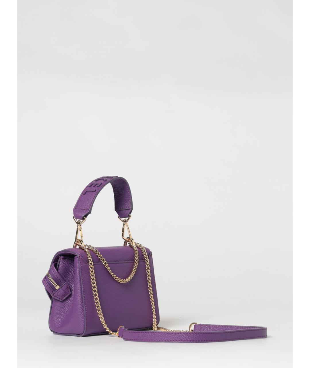 LANCEL Фиолетовая кожаная сумка через плечо, фото 2