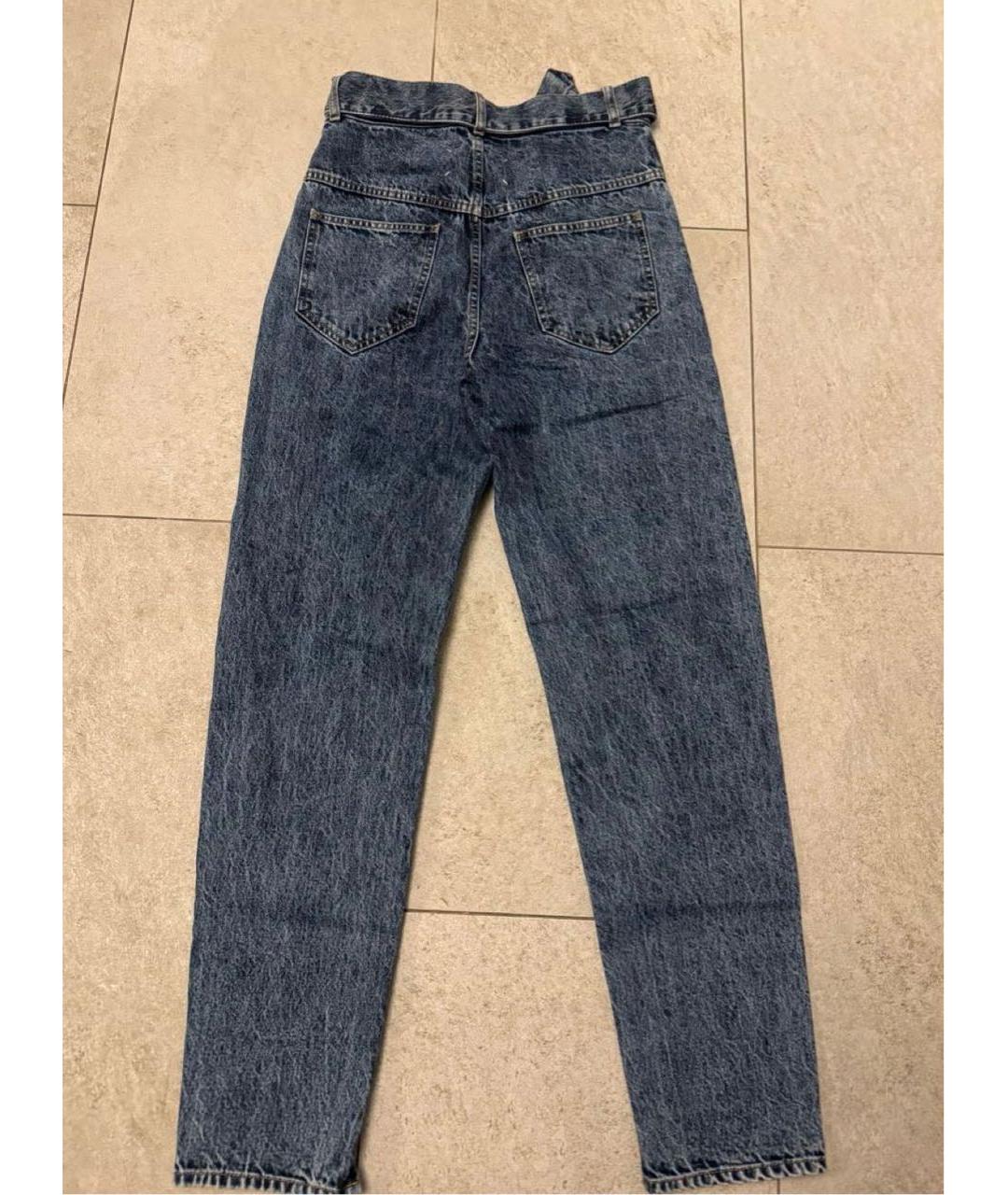MAISON MARGIELA Синие хлопковые джинсы слим, фото 2