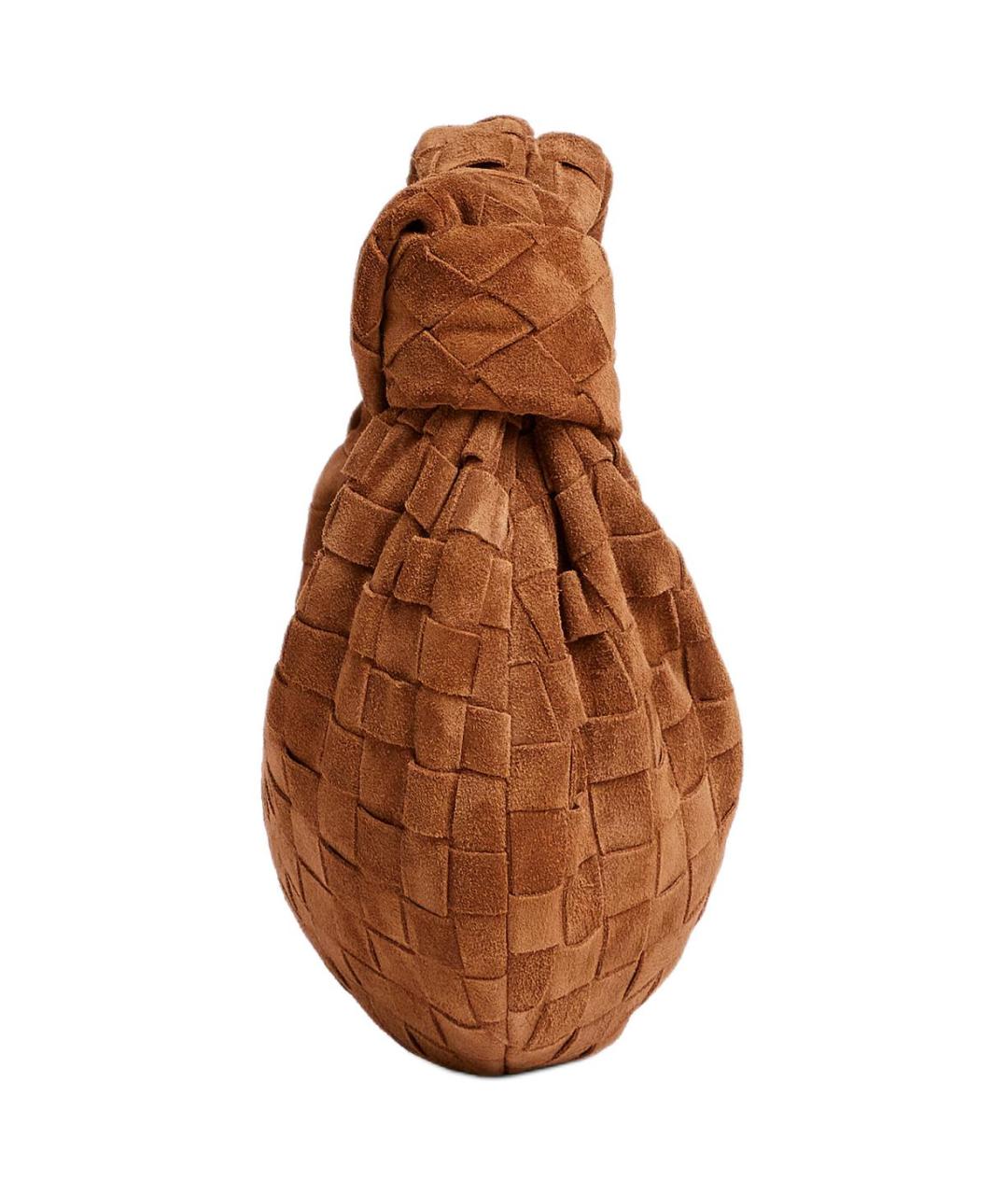 BOTTEGA VENETA Коричневая кожаная сумка через плечо, фото 2