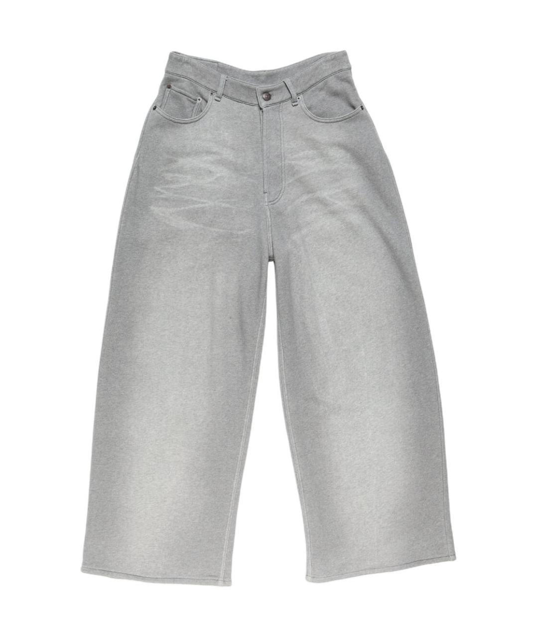 ACNE STUDIOS Серые прямые джинсы, фото 1