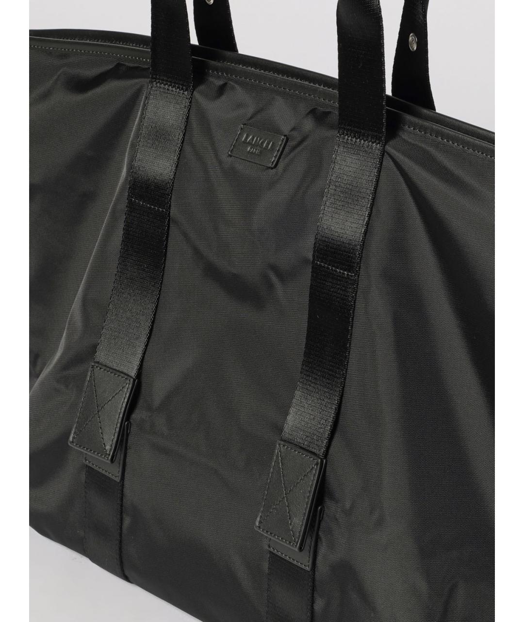 LANCEL Черная синтетическая сумка тоут, фото 3