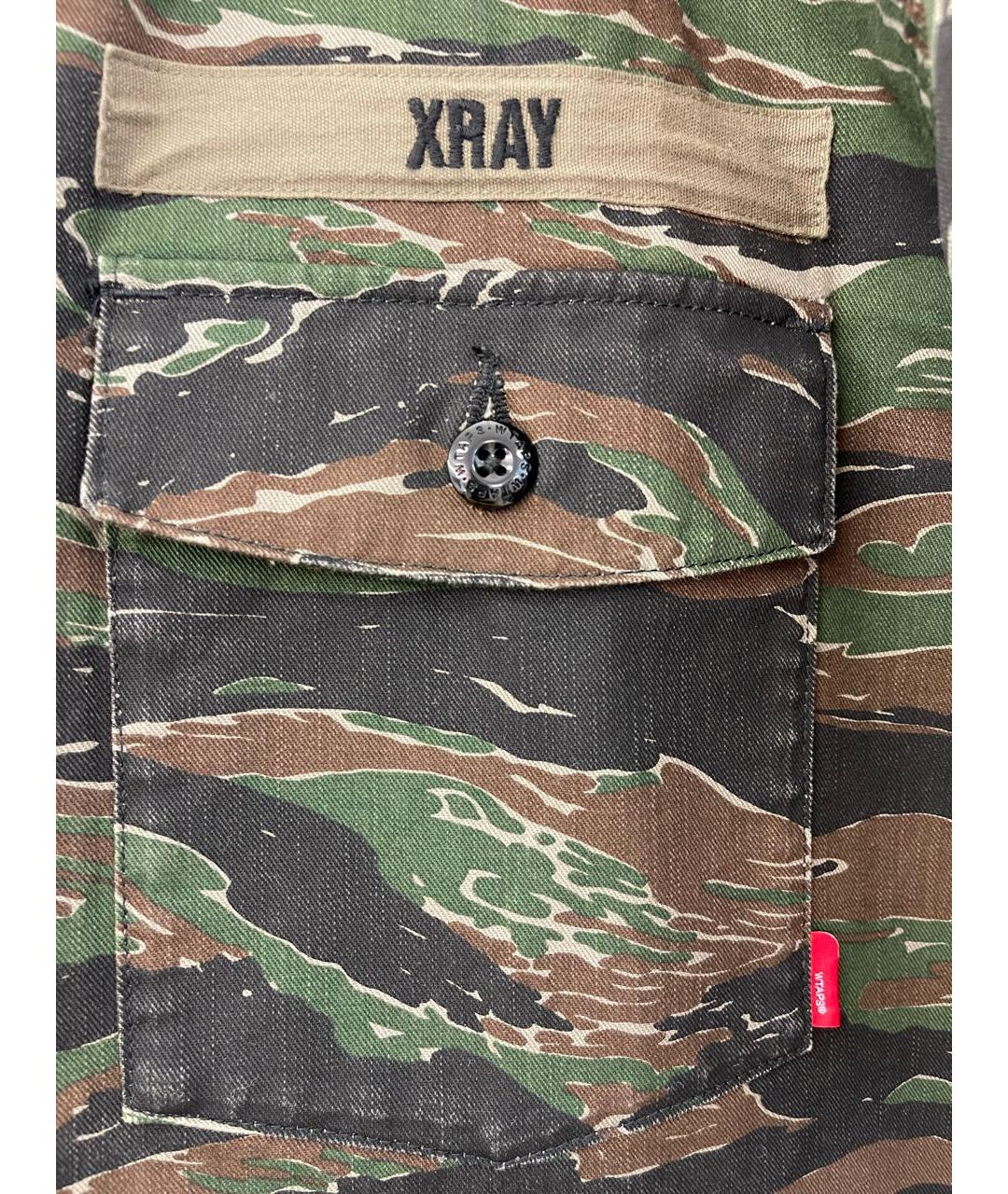 WTAPS Зеленая хлопковая кэжуал рубашка, фото 5
