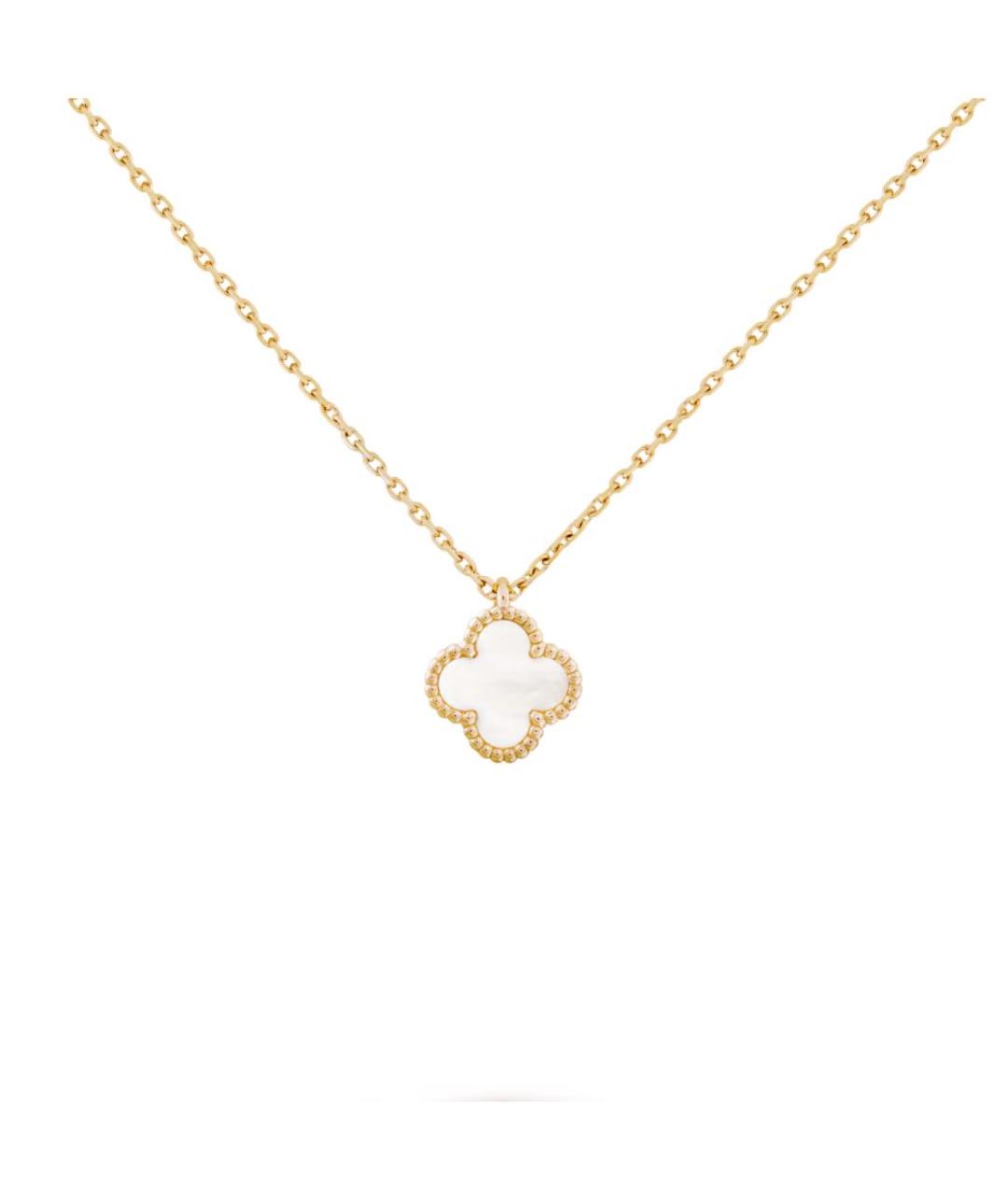 VAN CLEEF & ARPELS Белый кулон из желтого золота, фото 1