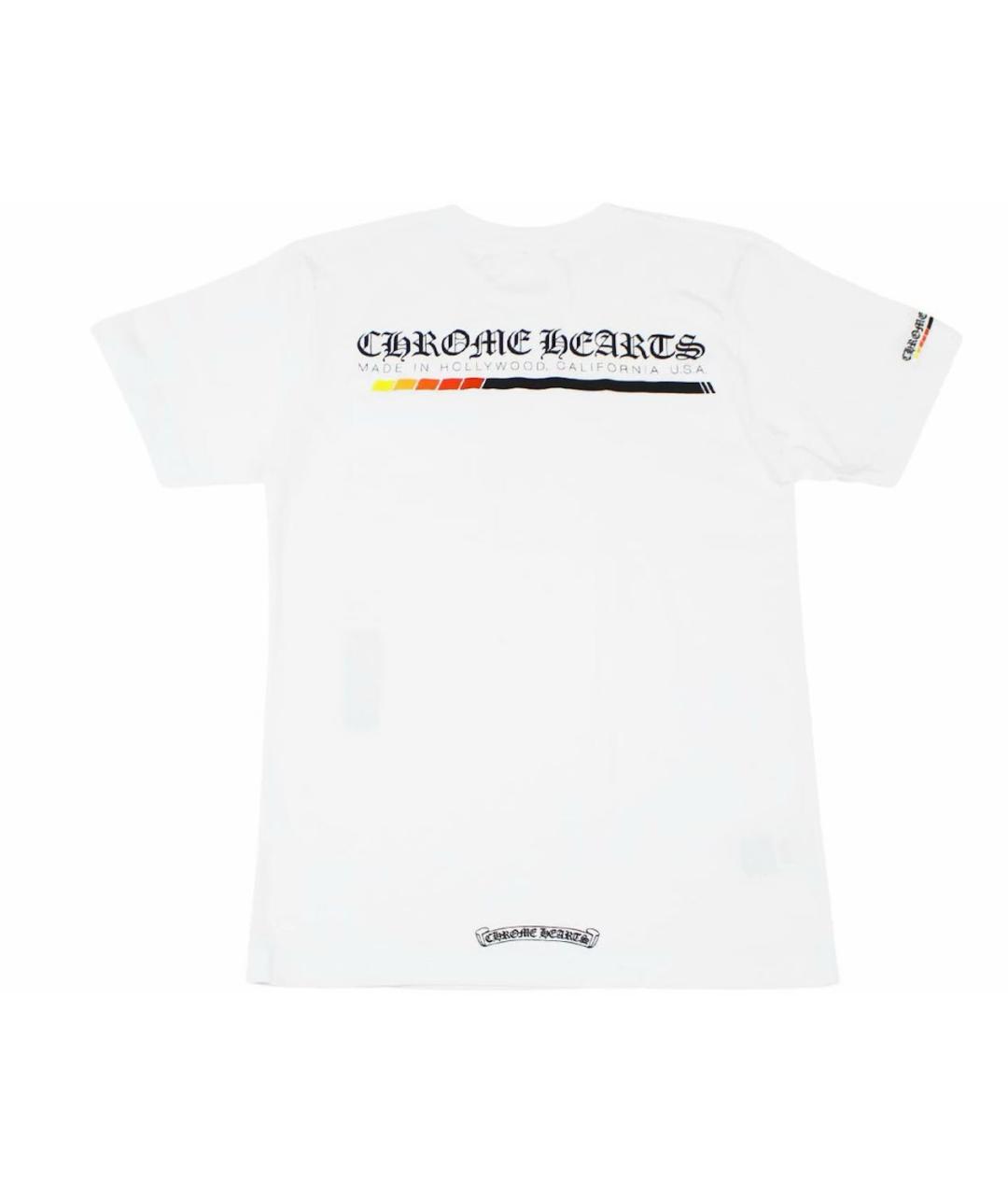 CHROME HEARTS Белая хлопковая футболка, фото 2