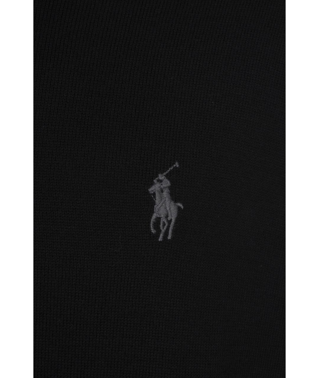 POLO RALPH LAUREN Черная хлопковая классическая рубашка, фото 3