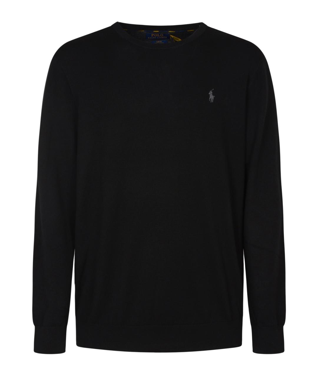 POLO RALPH LAUREN Черная хлопковая классическая рубашка, фото 1