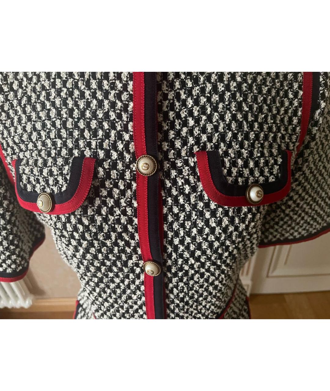 GUCCI Мульти хлопковое повседневное платье, фото 4