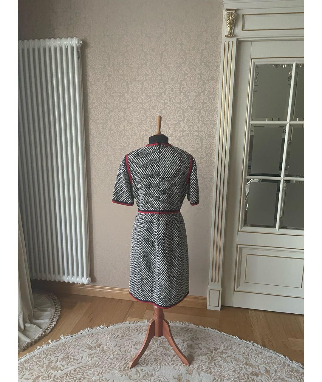 GUCCI Мульти хлопковое повседневное платье, фото 2