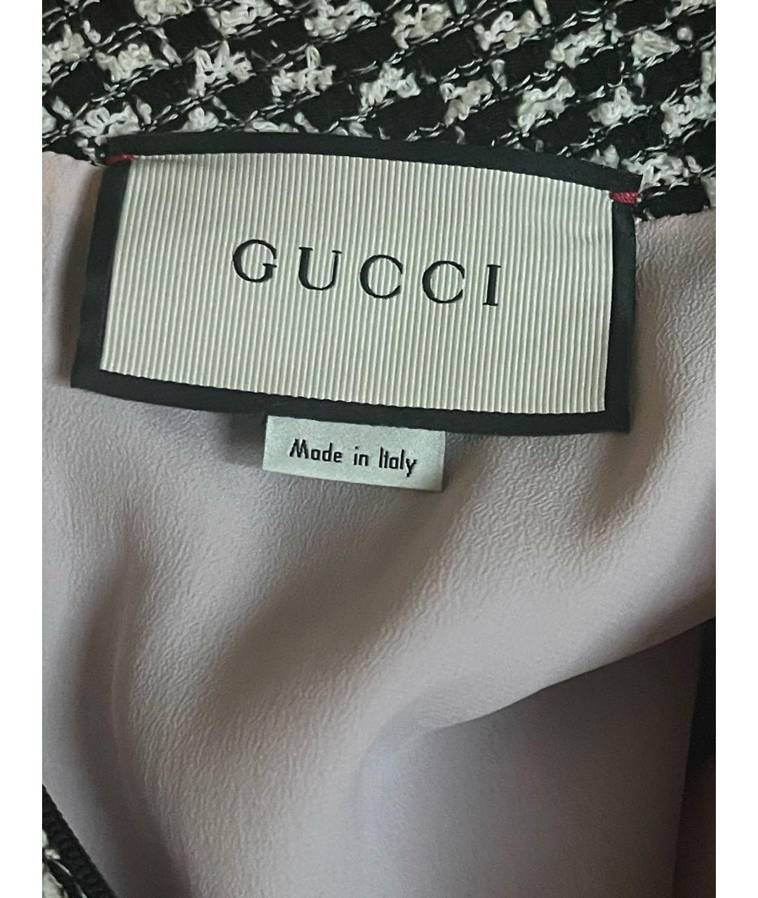 GUCCI Мульти хлопковое повседневное платье, фото 5