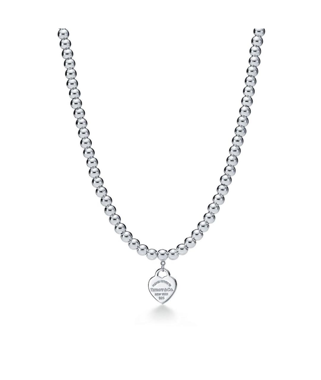 TIFFANY&CO Бирюзовое серебряное колье, фото 2