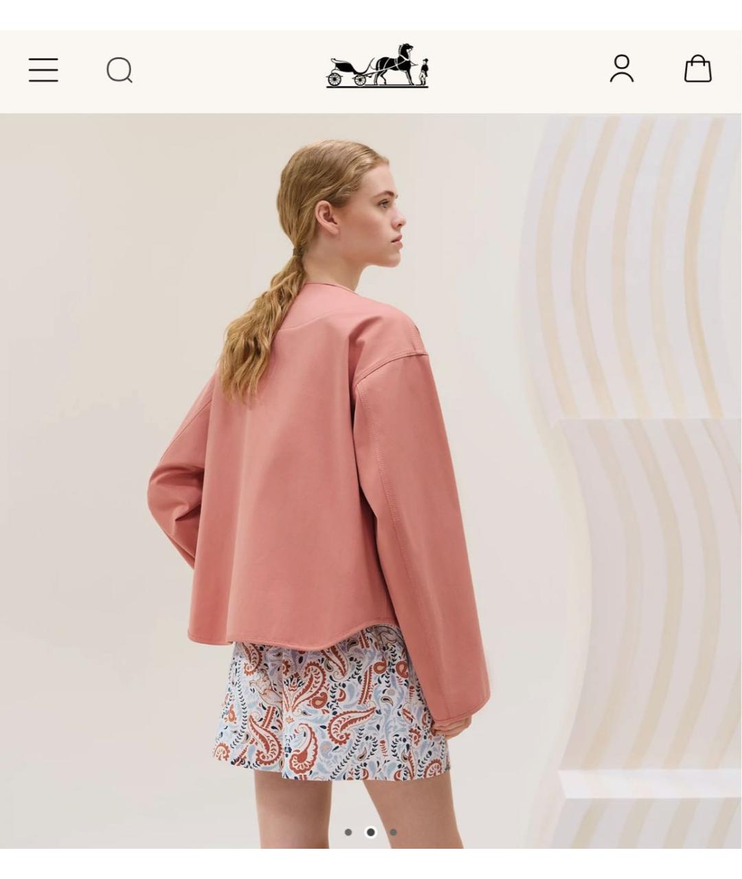 HERMES Хлопковая куртка, фото 4