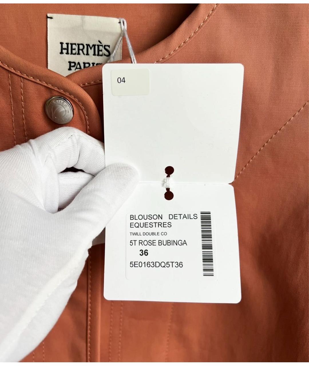 HERMES Хлопковая куртка, фото 6