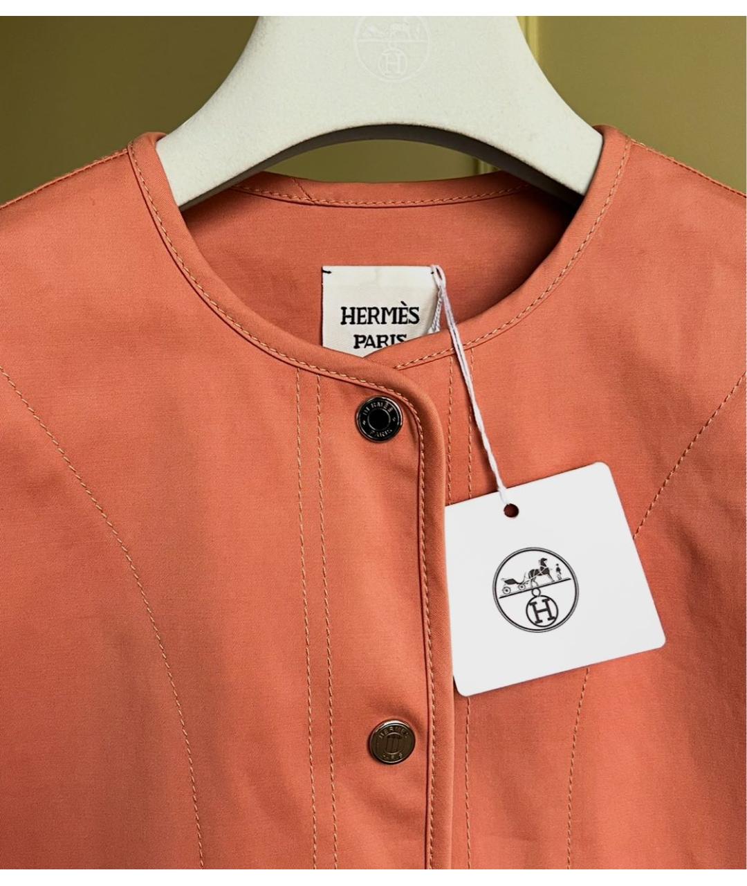 HERMES Хлопковая куртка, фото 5