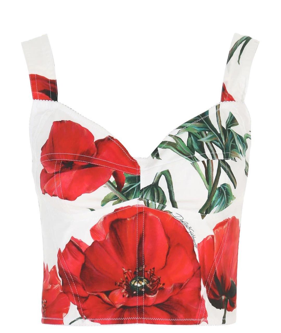 DOLCE&GABBANA Мульти хлопко-эластановый корсет, фото 1