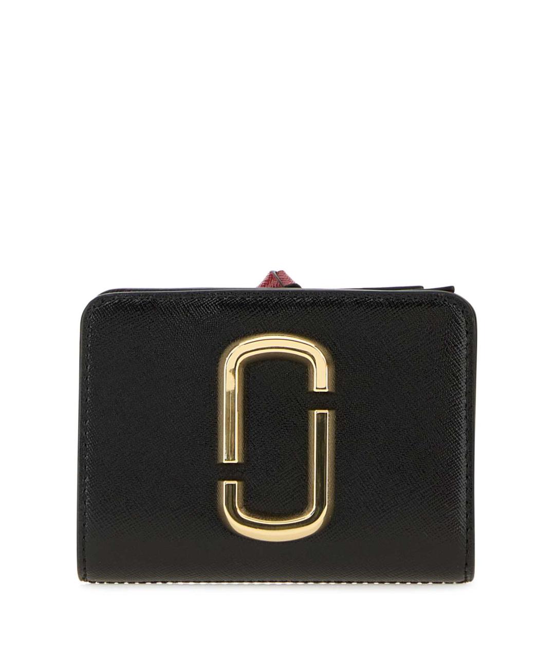 MARC JACOBS Черный кожаный кошелек, фото 1