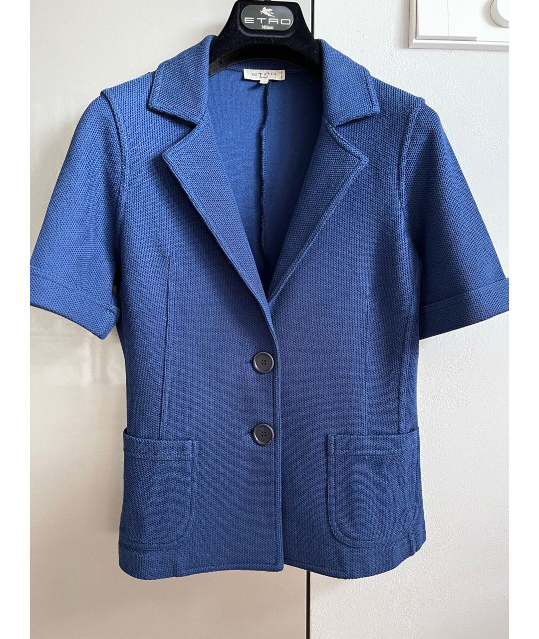 ETRO Синий хлопковый жакет/пиджак, фото 9