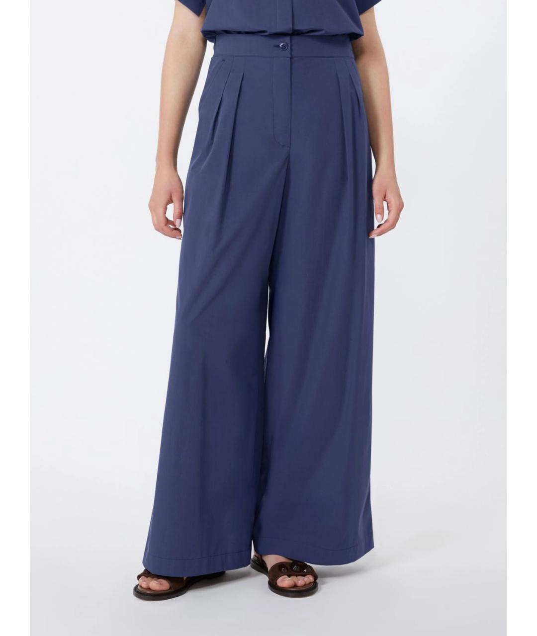 WEEKEND MAX MARA Хлопковые брюки широкие, фото 3