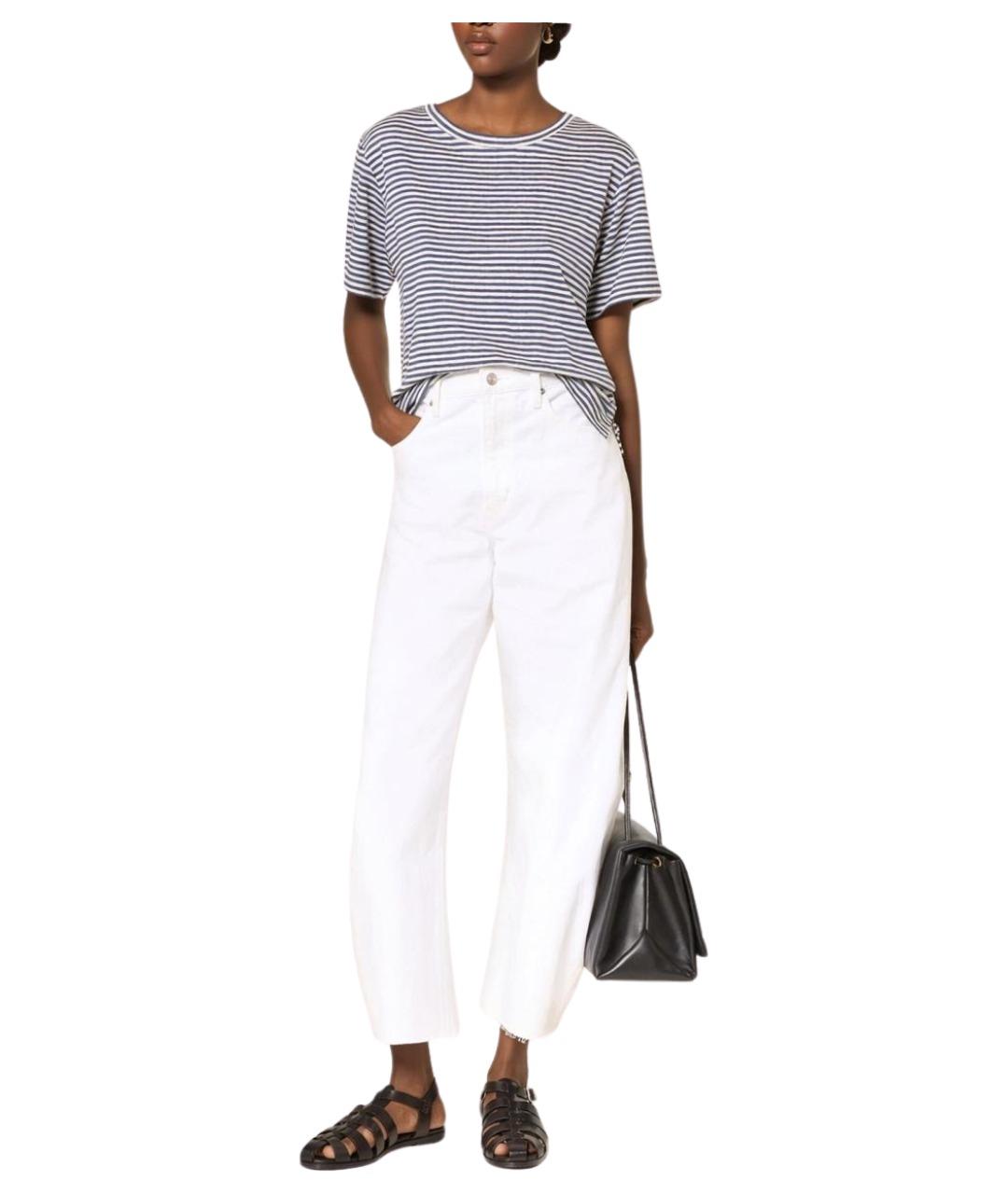 WEEKEND MAX MARA Мульти льняная футболка, фото 2