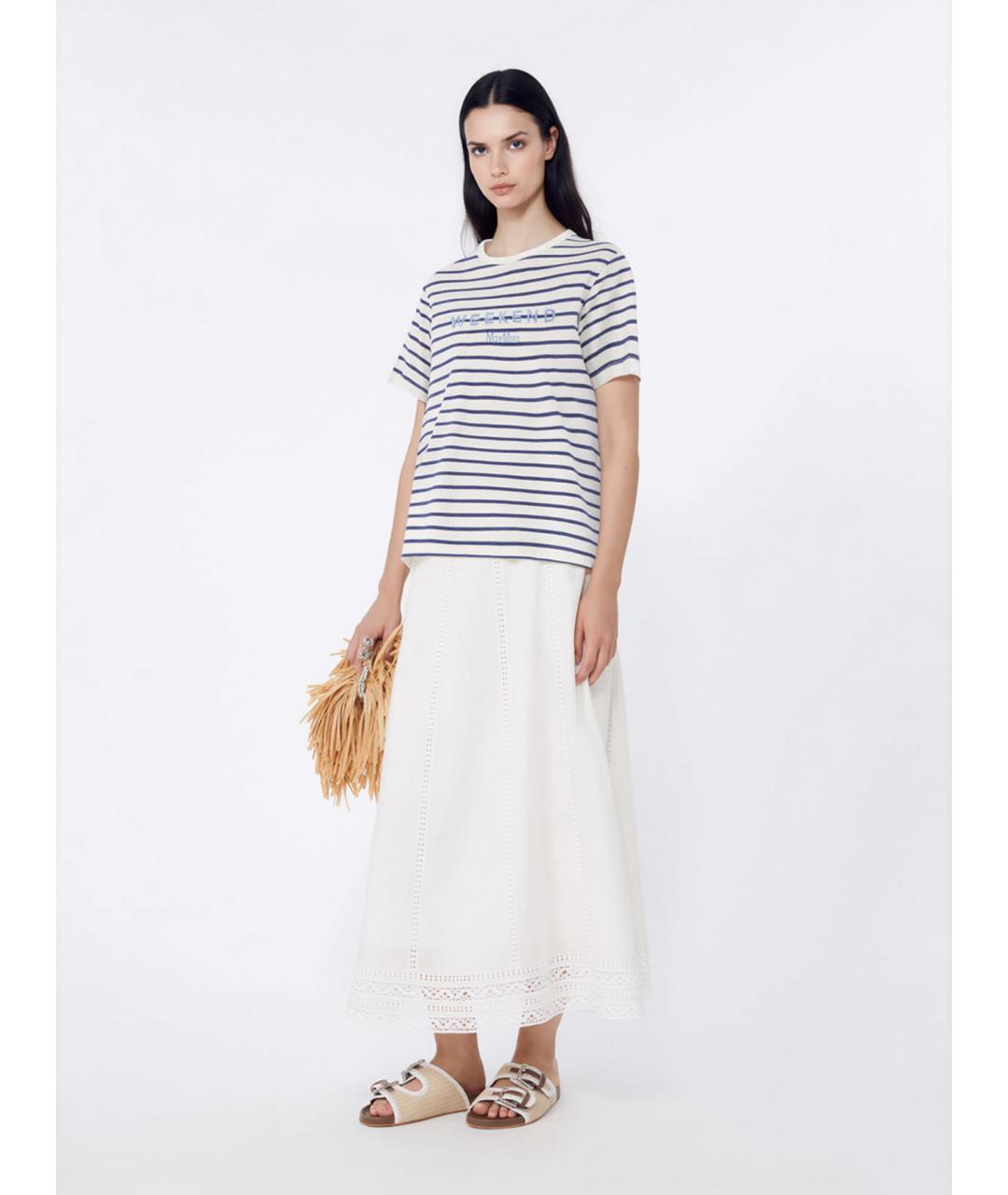 WEEKEND MAX MARA Мульти хлопковая футболка, фото 2