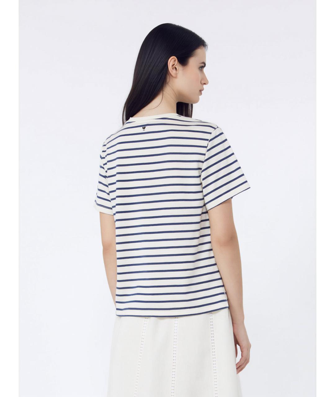 WEEKEND MAX MARA Мульти хлопковая футболка, фото 5