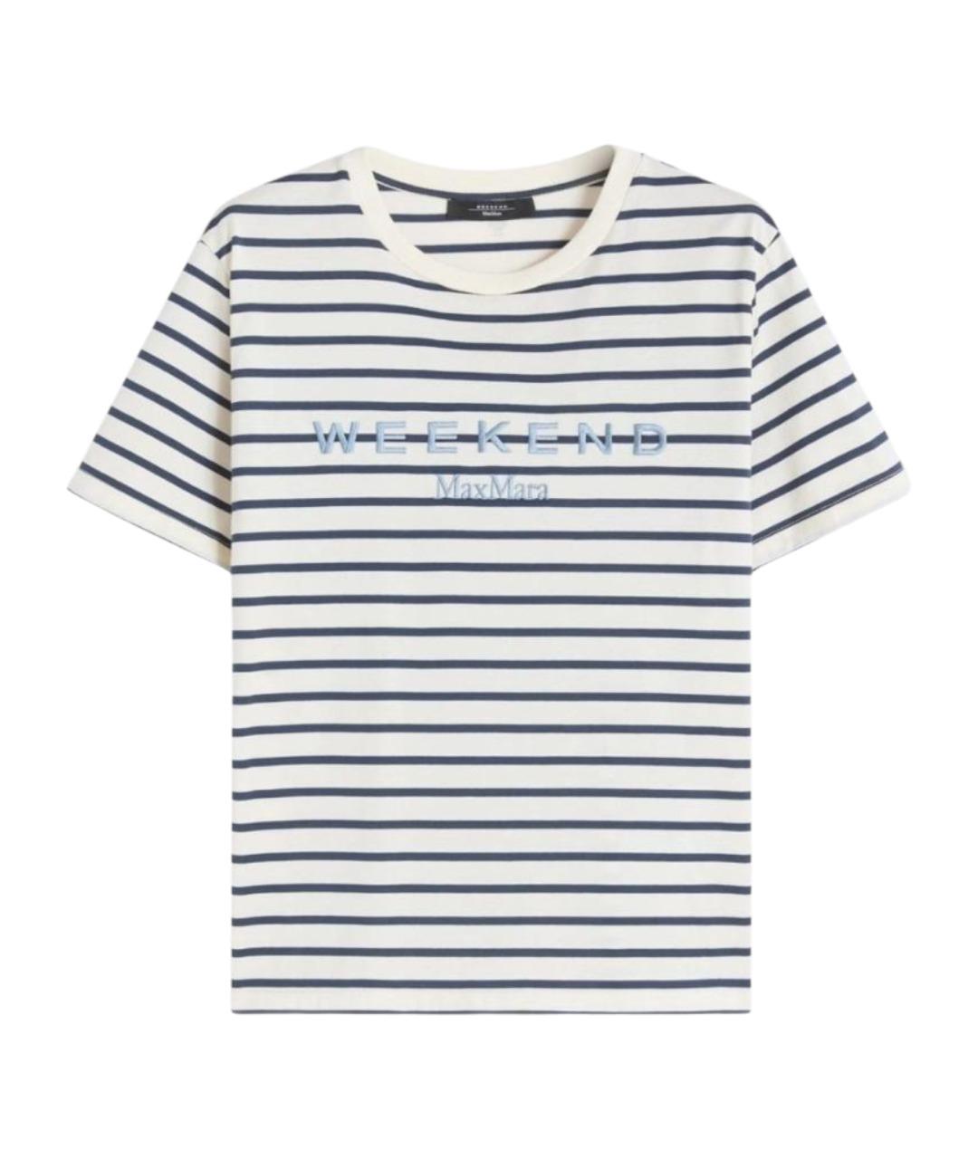 WEEKEND MAX MARA Мульти хлопковая футболка, фото 1