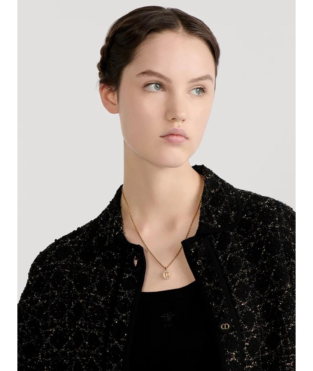 CHRISTIAN DIOR Золотая металлическая подвеска, фото 2