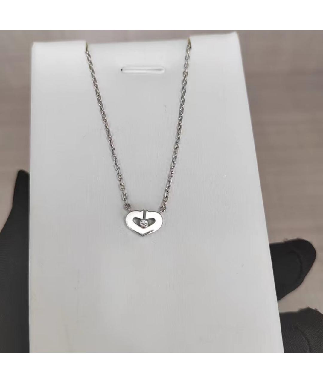 CARTIER Серебряное колье из белого золота, фото 4
