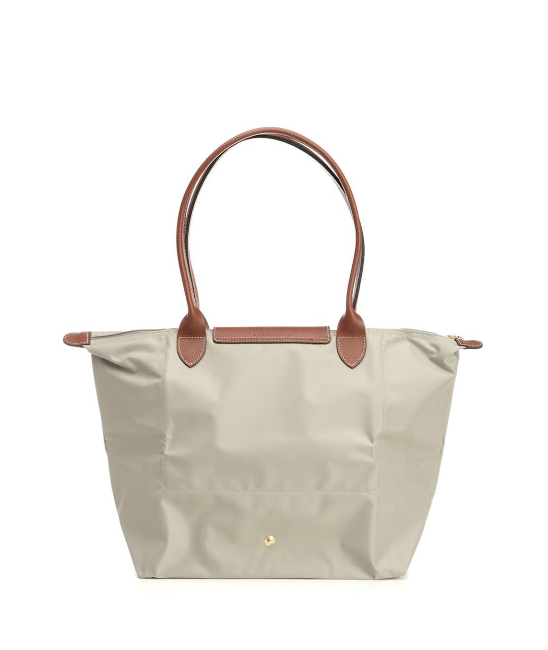 LONGCHAMP Бежевая сумка тоут, фото 3