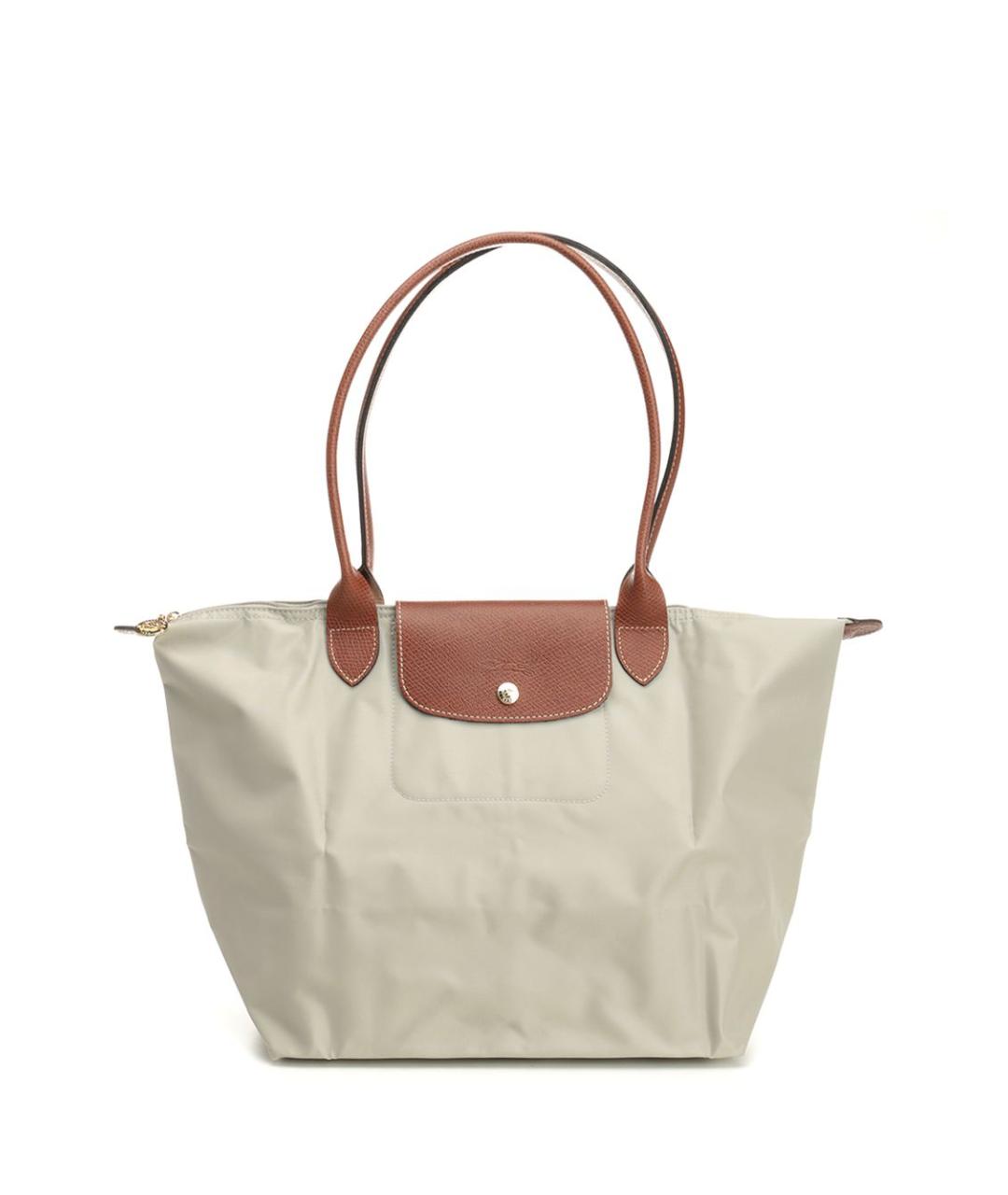 LONGCHAMP Бежевая сумка тоут, фото 1