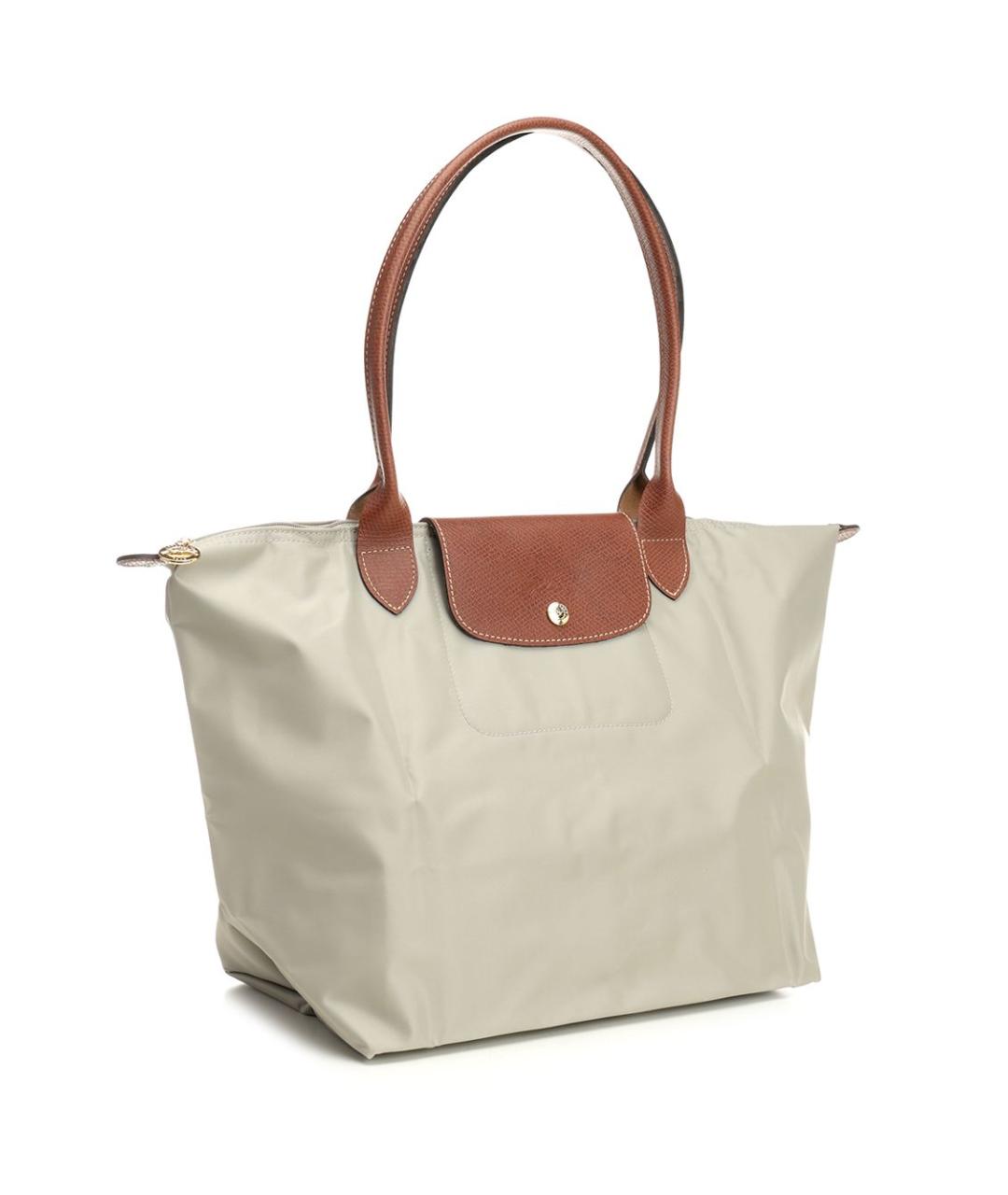 LONGCHAMP Бежевая сумка тоут, фото 2