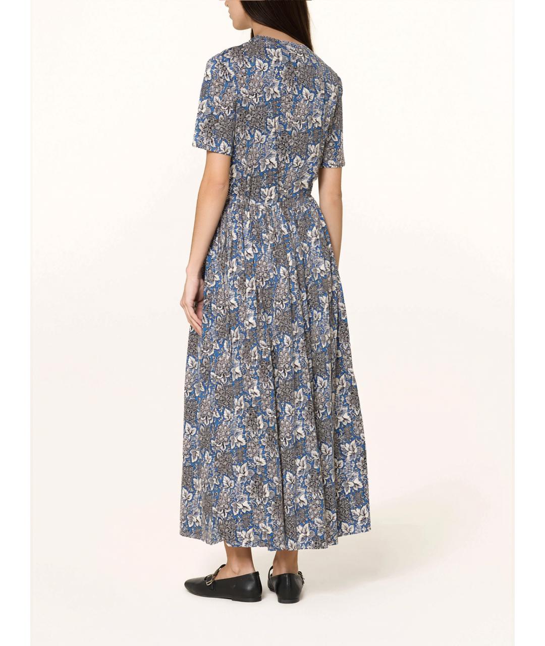WEEKEND MAX MARA Мульти хлопковое повседневное платье, фото 2