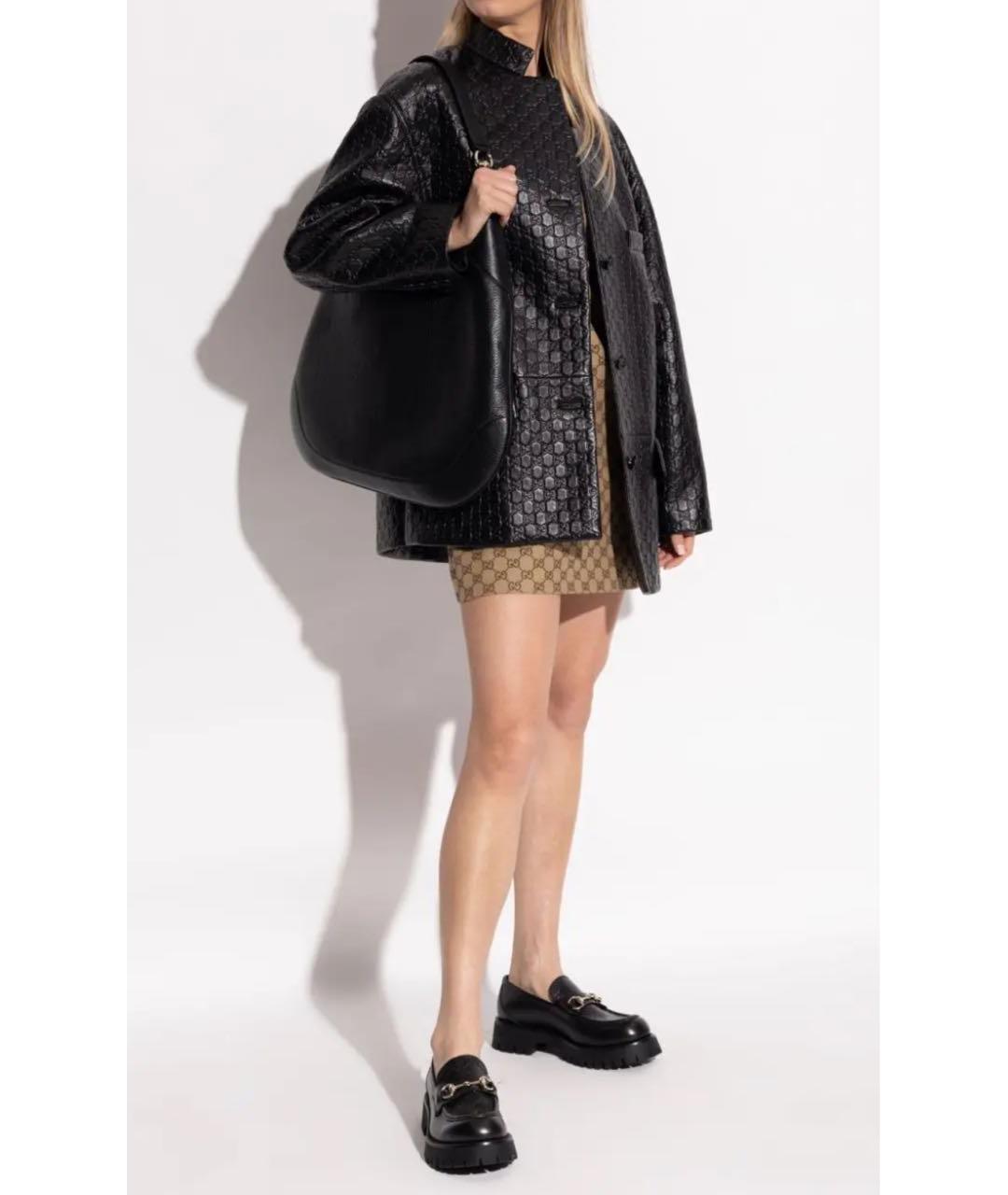 GUCCI Черные кожаные лоферы, фото 8