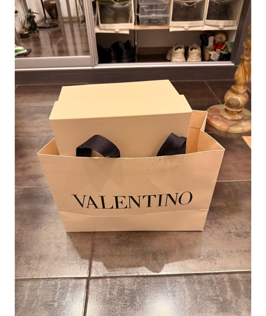 VALENTINO Мульти замшевые низкие кроссовки / кеды, фото 8