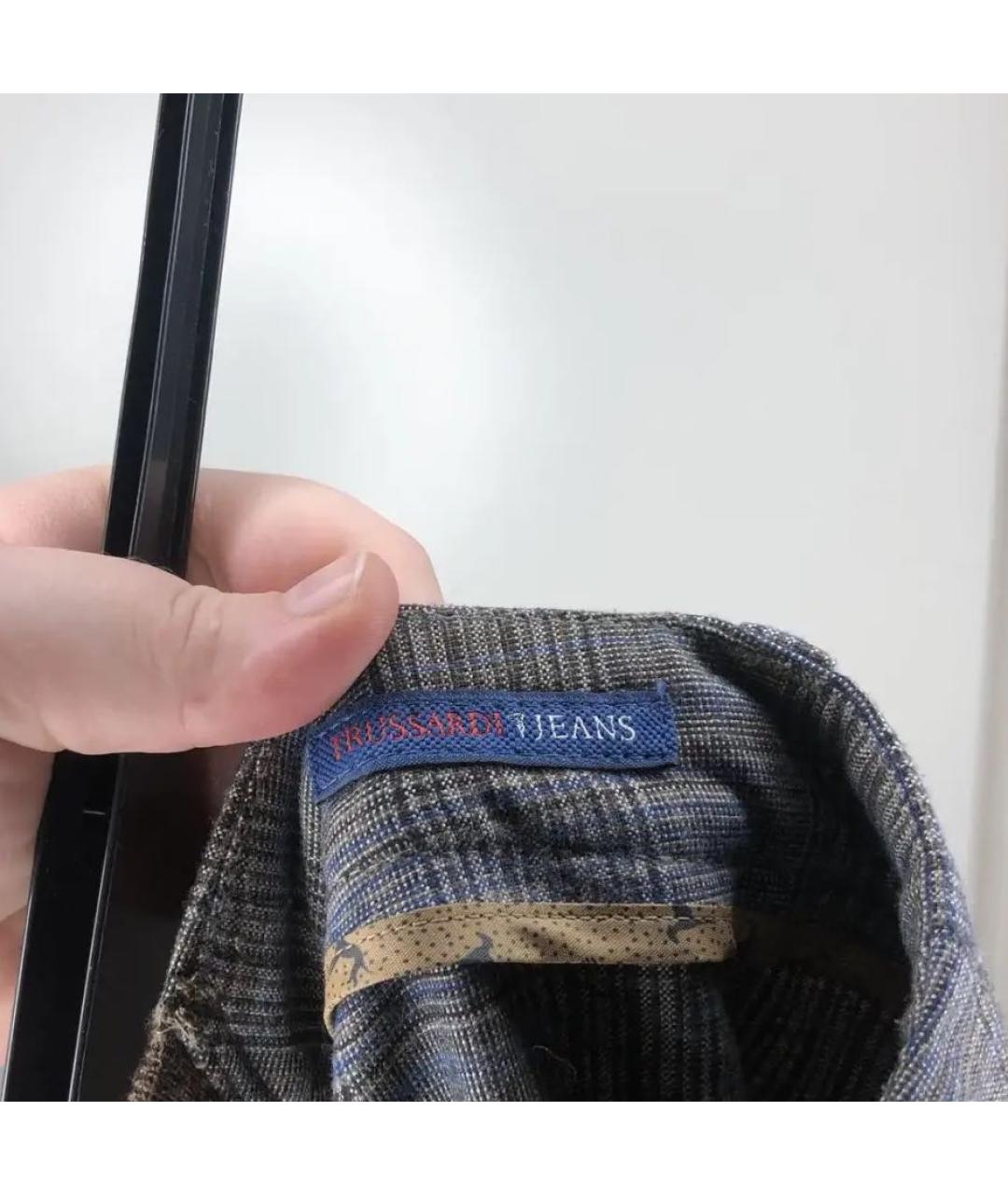 TRUSSARDI JEANS Мульти брюки узкие, фото 3