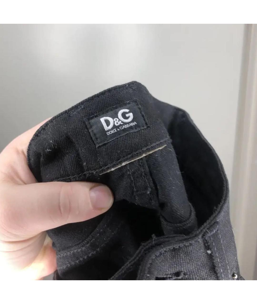 DOLCE&GABBANA Черные брюки узкие, фото 3