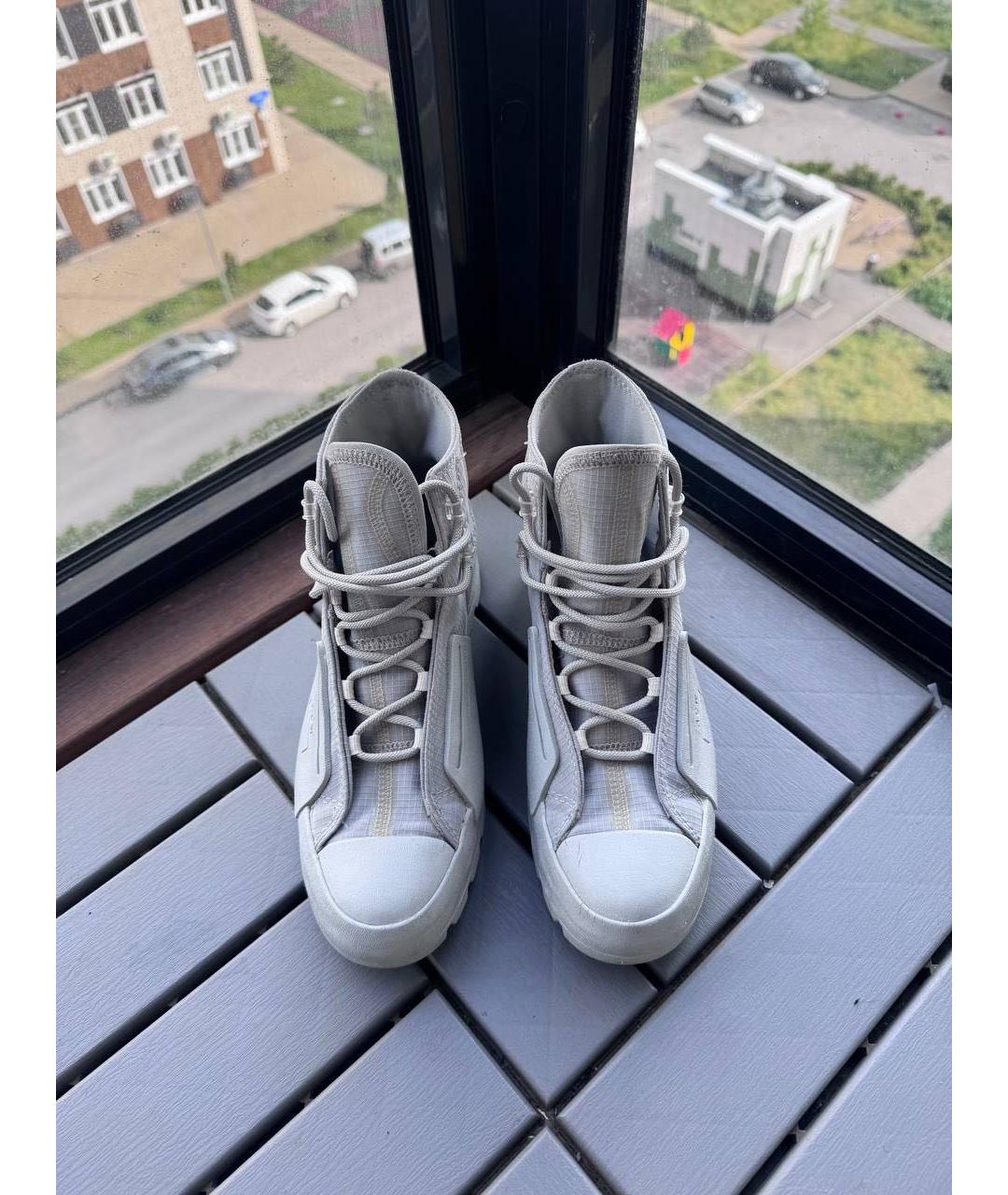 CONVERSE Серые низкие кроссовки / кеды, фото 2