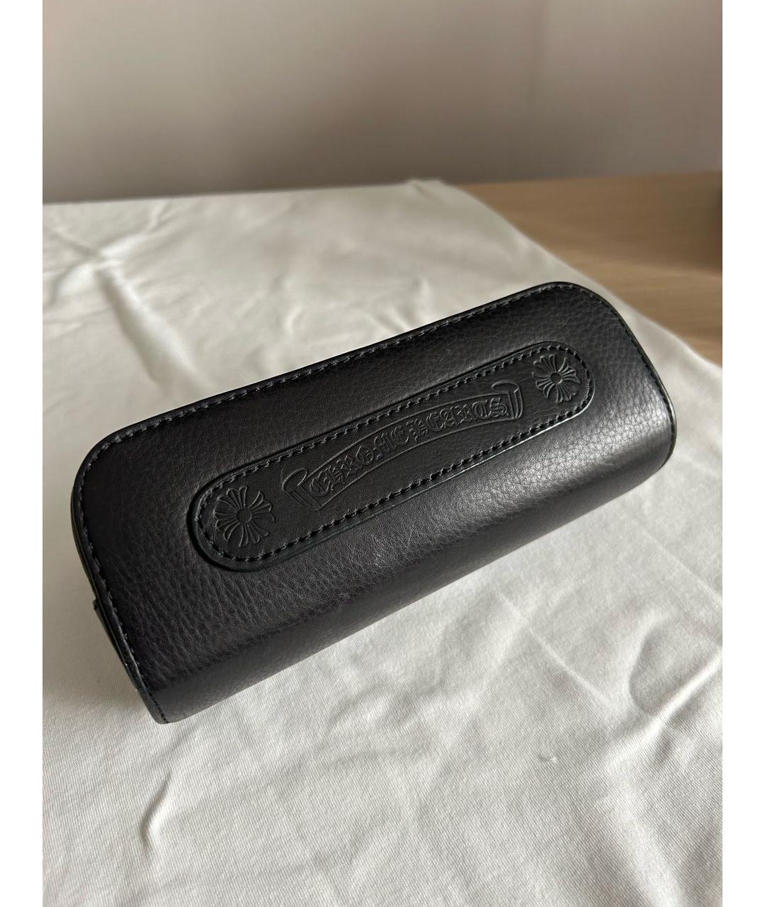 CHROME HEARTS Черные пластиковые солнцезащитные очки, фото 4