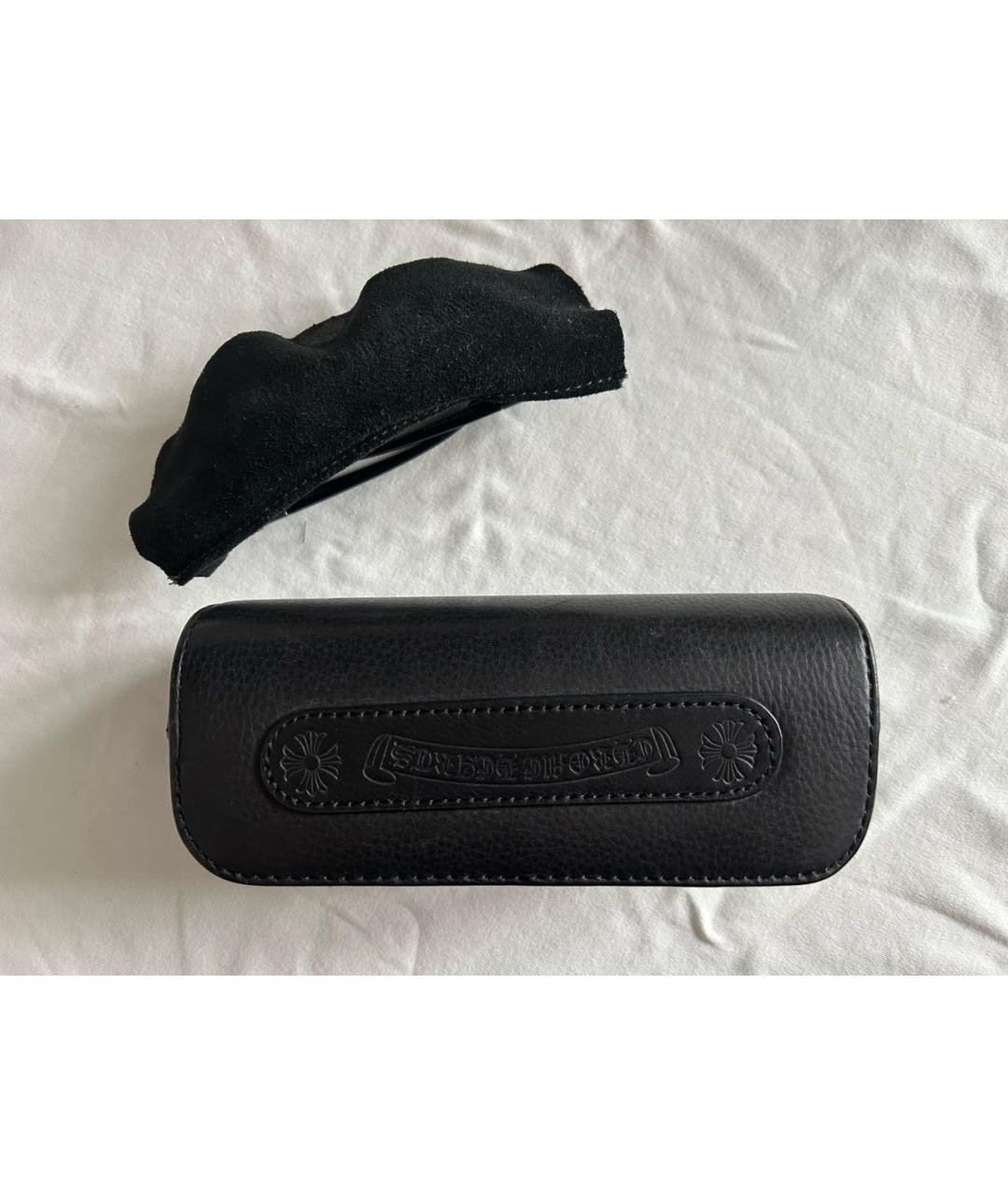 CHROME HEARTS Черные пластиковые солнцезащитные очки, фото 5