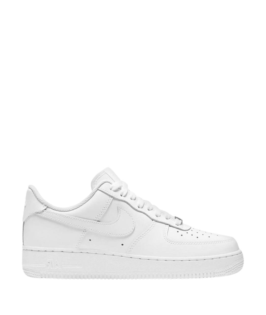 NIKE Белые кожаные кроссовки, фото 1