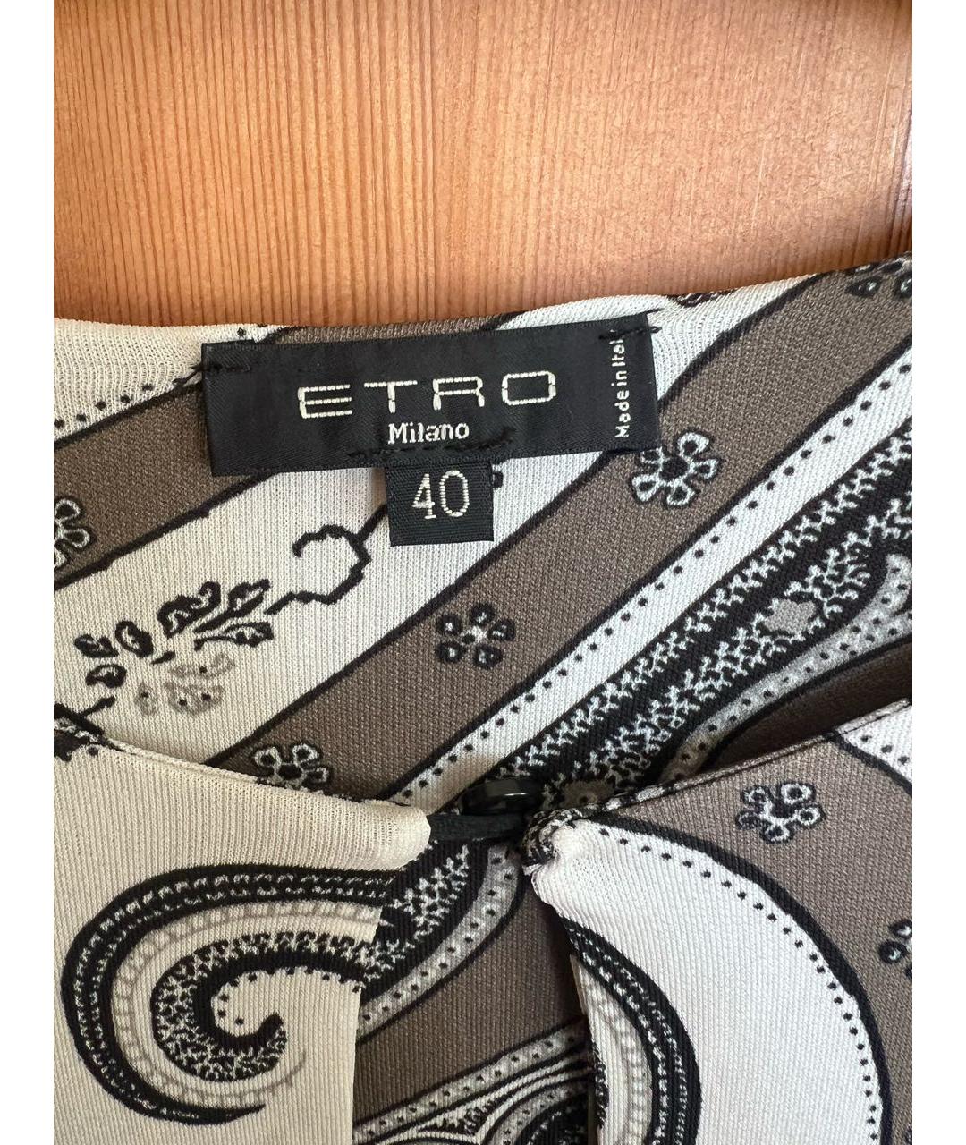 ETRO Бежевое повседневное платье, фото 3