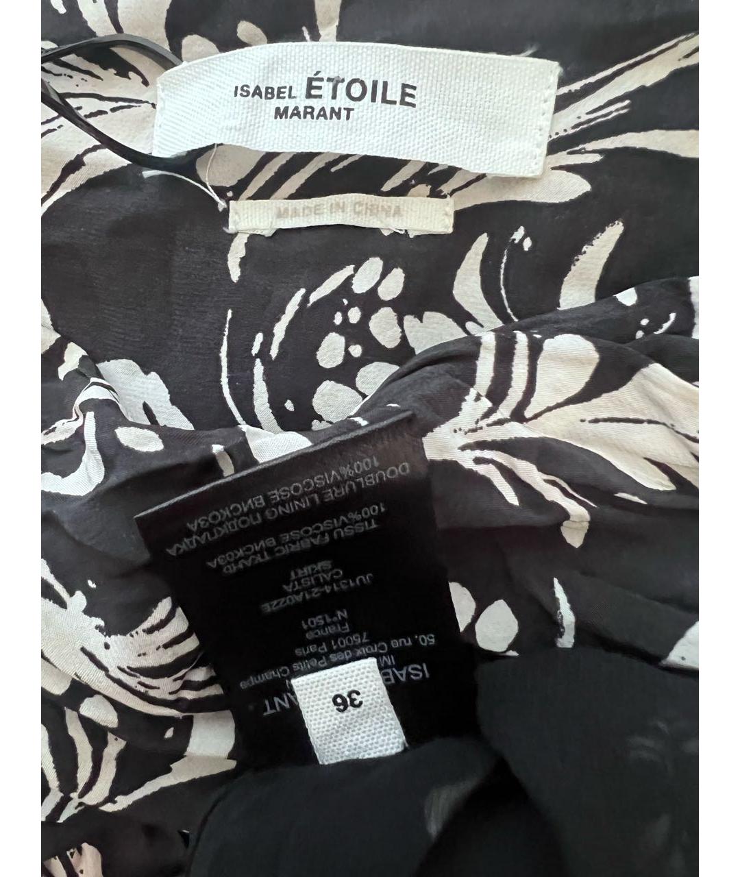 ISABEL MARANT Черная юбка мини, фото 3