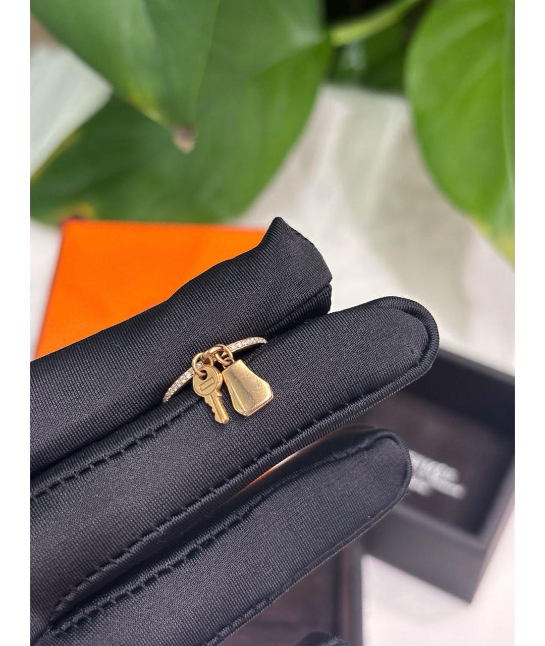 HERMES Розовое кольцо из розового золота, фото 3