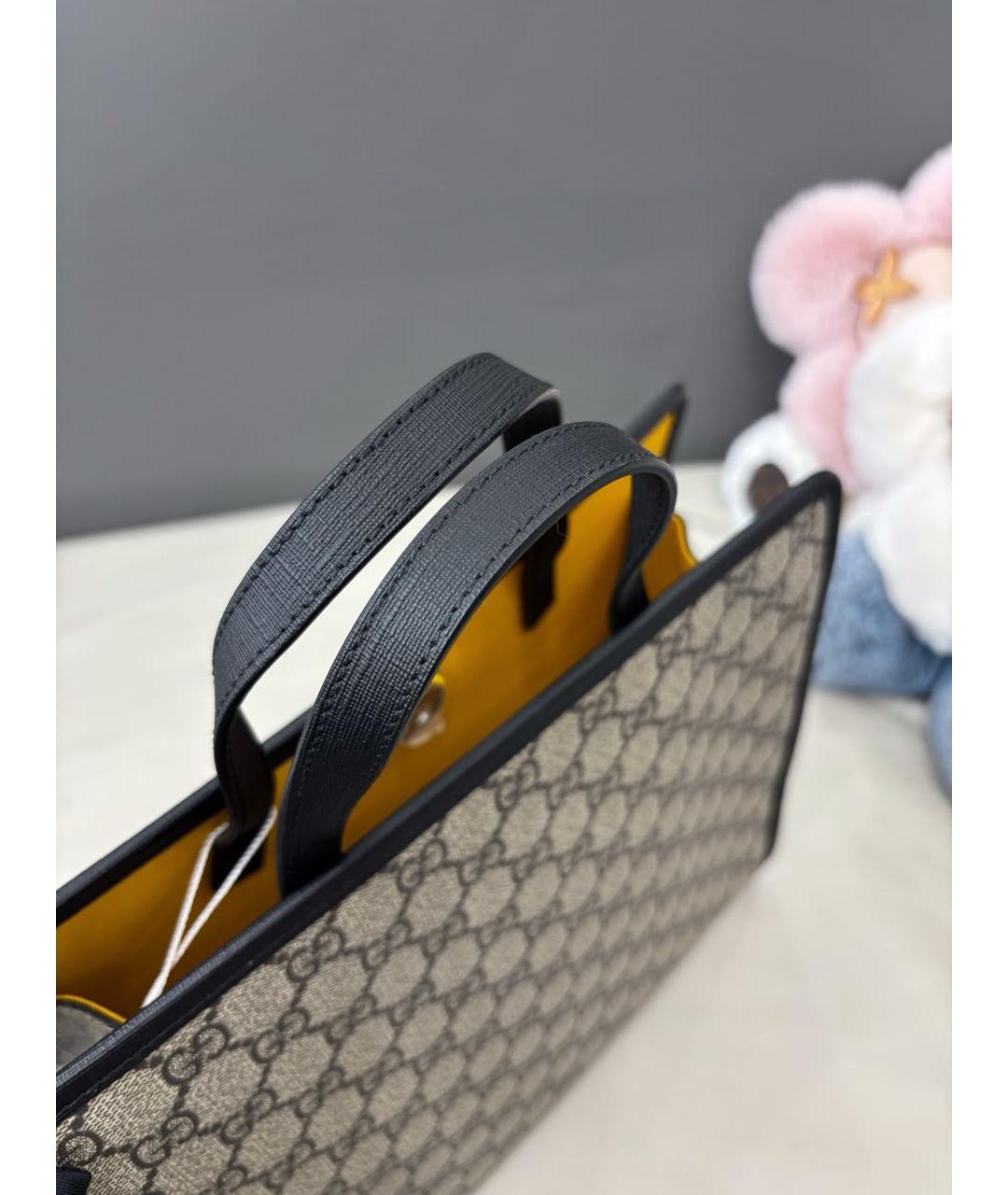 GUCCI Черная сумка тоут, фото 6