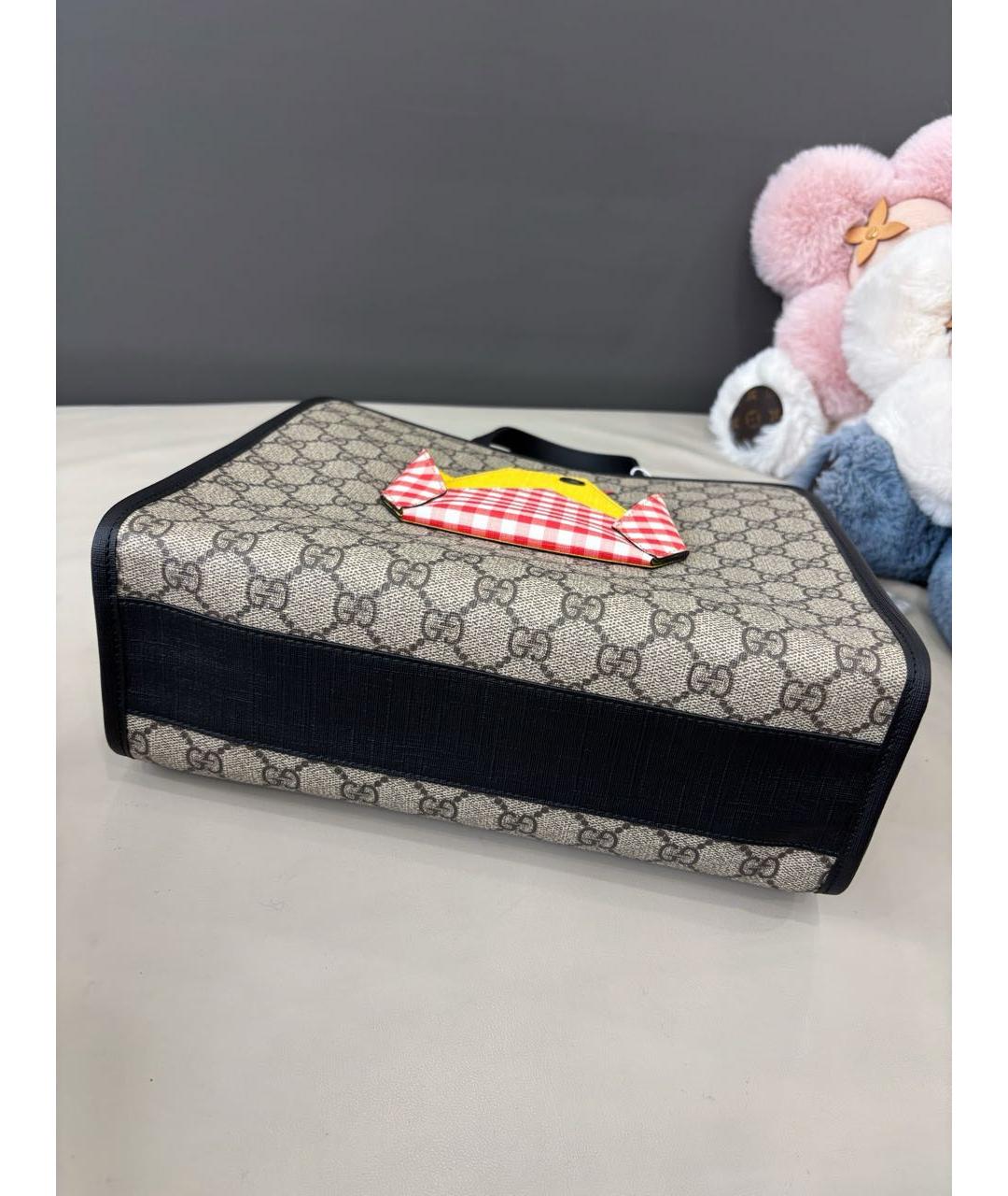 GUCCI Черная сумка тоут, фото 5