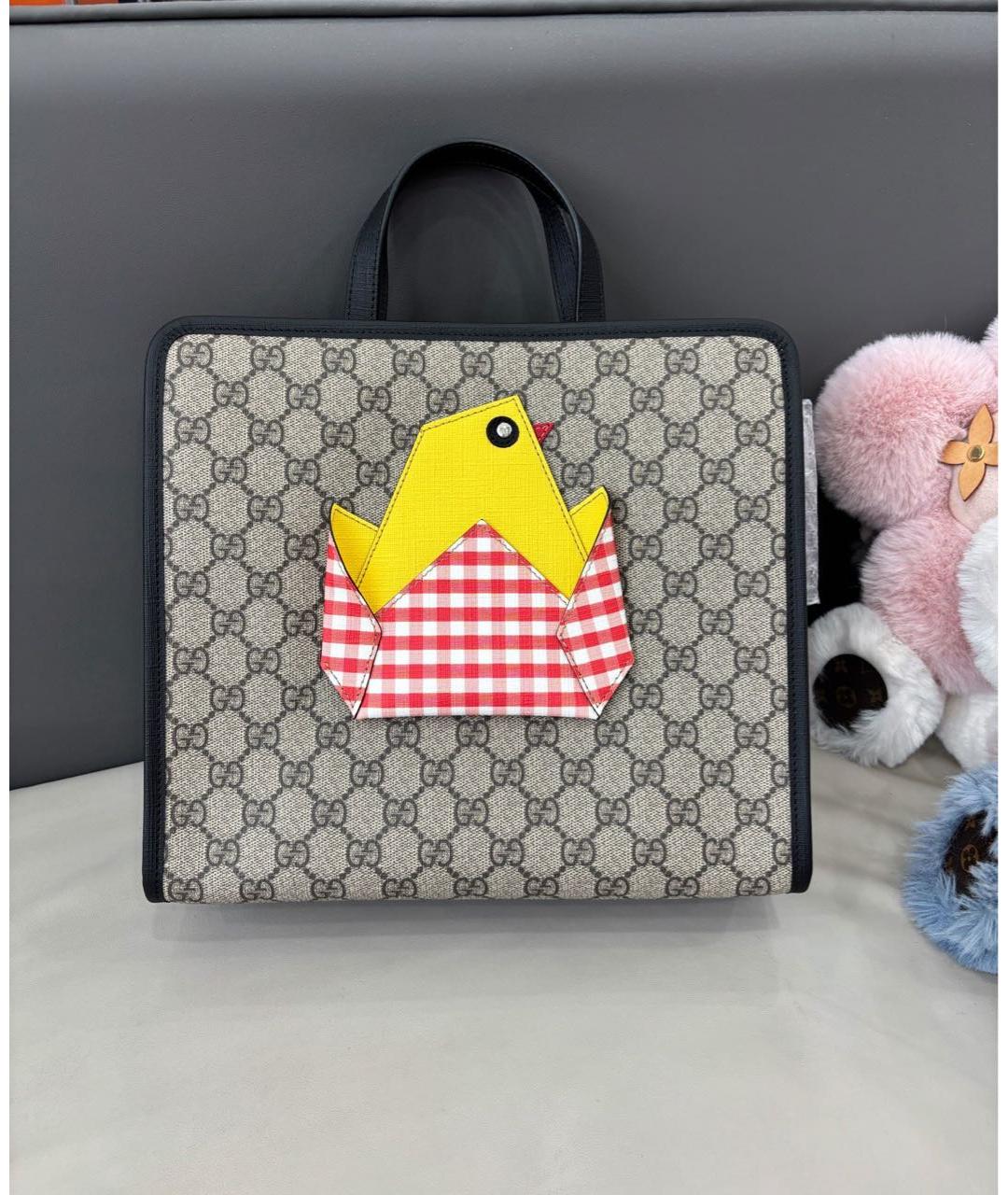 GUCCI Черная сумка тоут, фото 2
