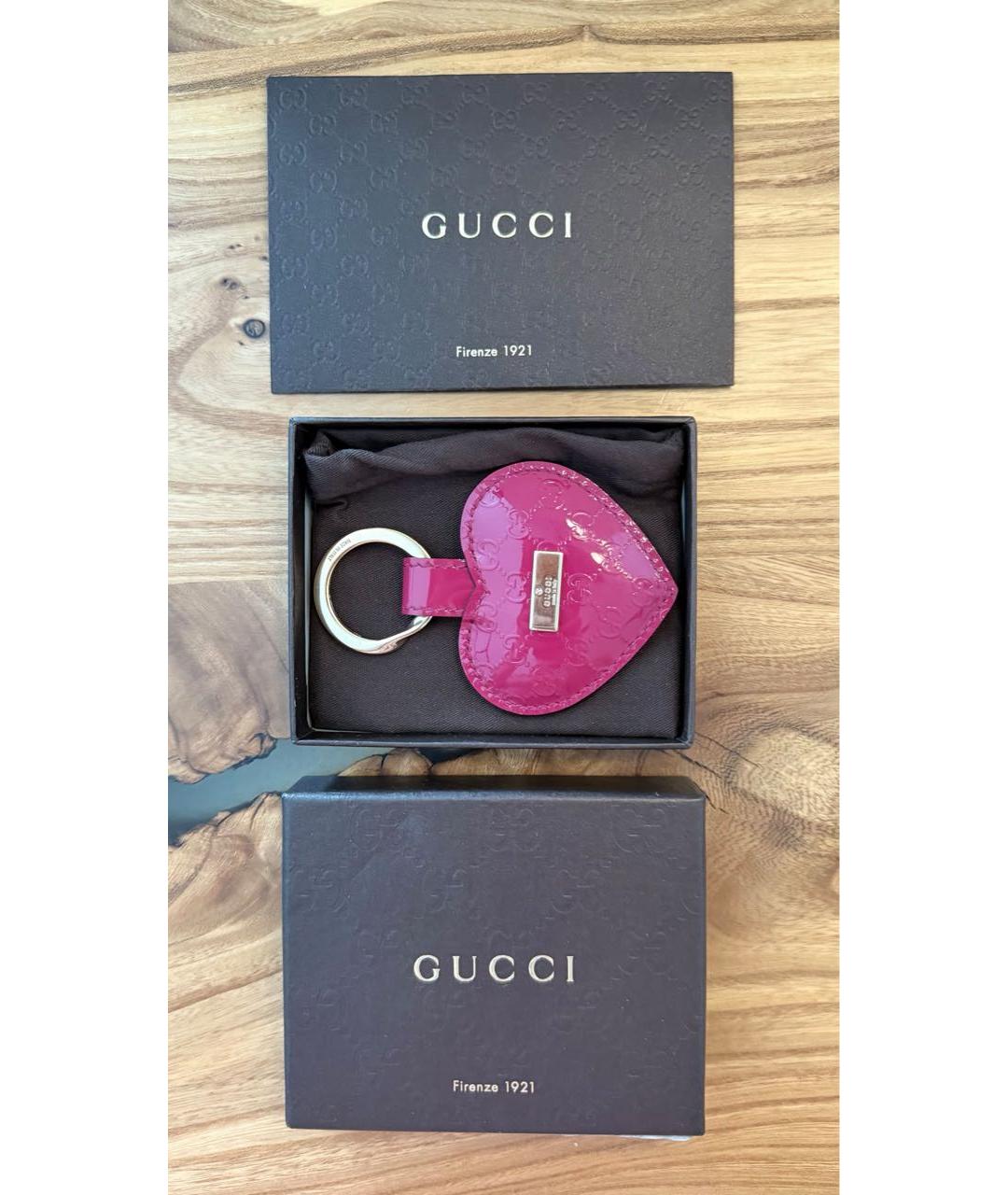 GUCCI Фуксия брелок, фото 9