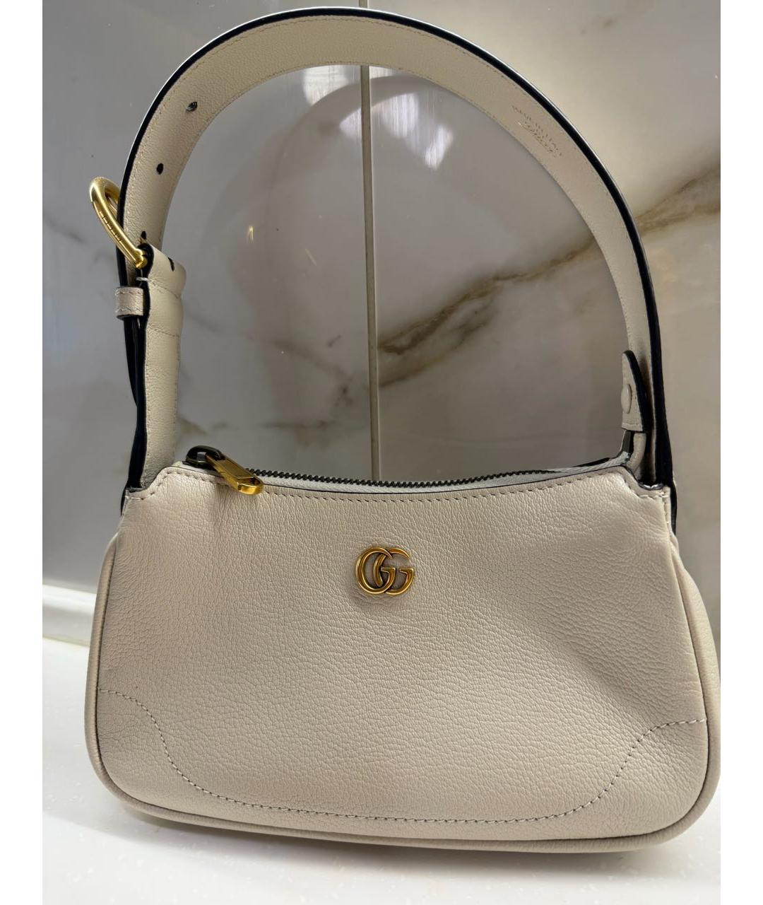 GUCCI Бежевая сумка с короткими ручками, фото 3