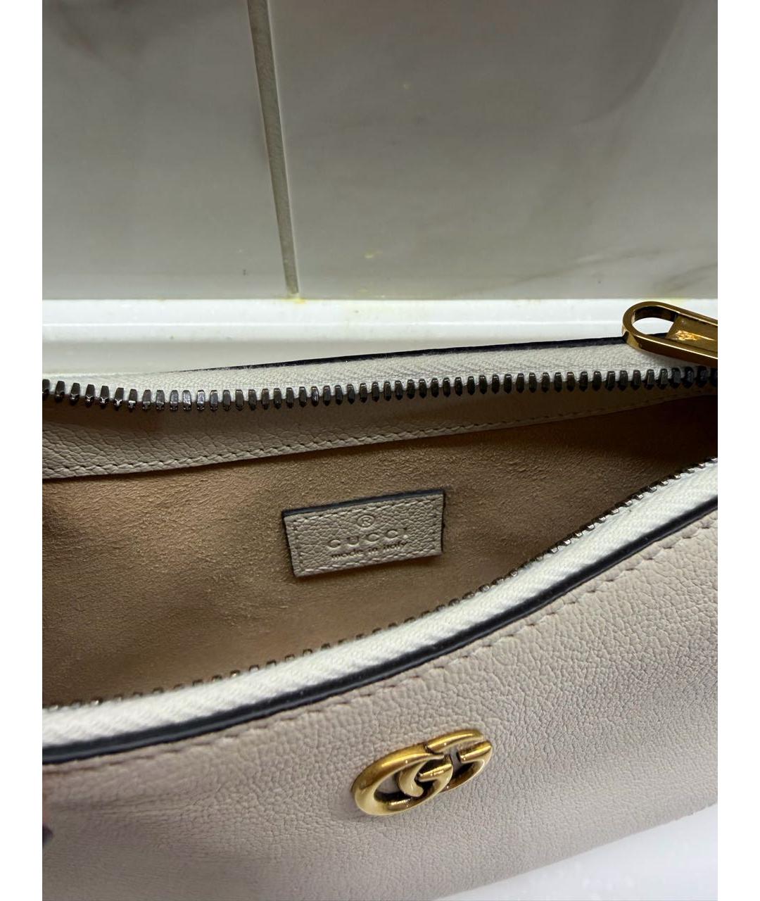 GUCCI Бежевая сумка с короткими ручками, фото 4