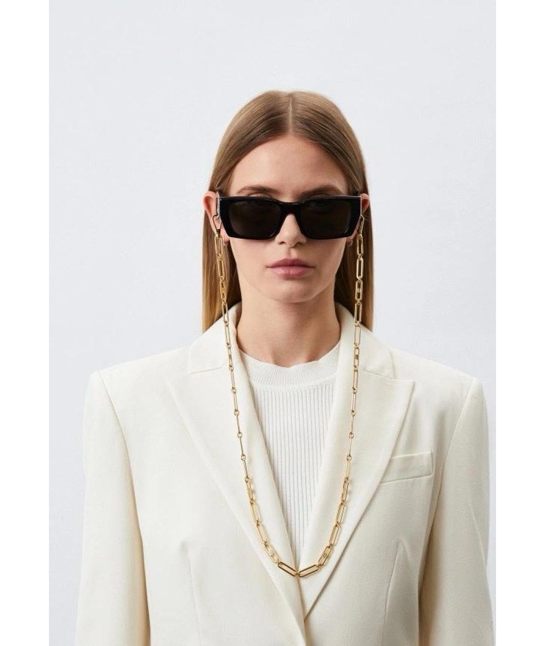 BURBERRY Черные пластиковые солнцезащитные очки, фото 4