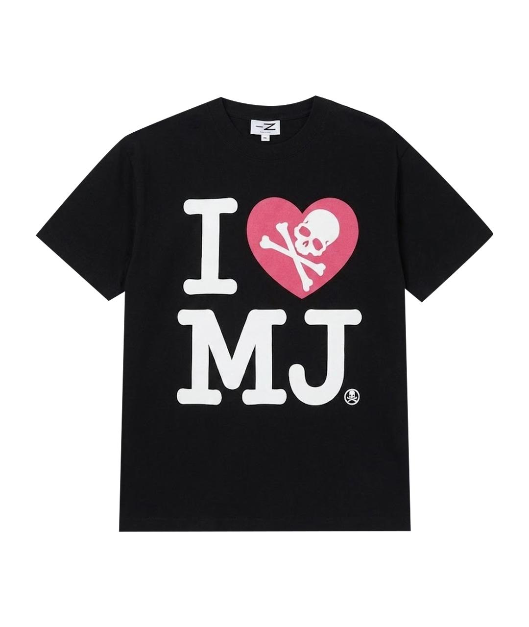 MASTERMIND JAPAN Черная хлопковая футболка, фото 1